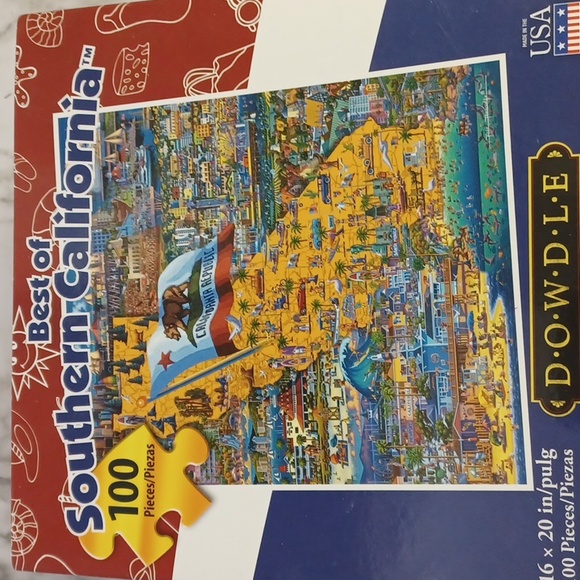 New factory Sealed Dowdle Best of Southern California Jigsaw Puzzle 100 pieces - Picture 6 of 8